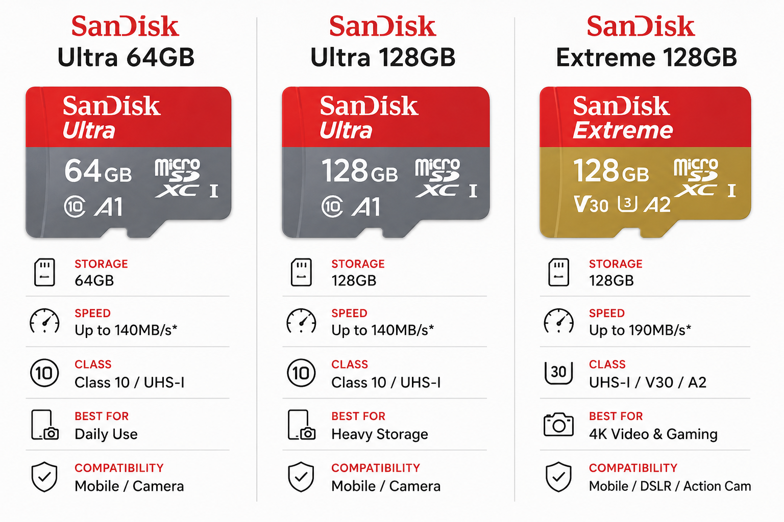 Sandisk Memory Card